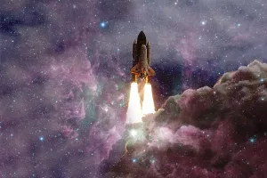 Space Shuttle Atlantis Drucke: Space Shuttle Atlantis. Cosmos art