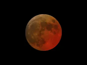 Totalblutmond- oder Totalerleuchtungsdurchmesser