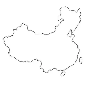 Drucke von Karte, China-Karte Karte Drucke: Karte, Chinas Landkarte