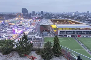 Church Building In Germany Drucke: Overview of Cathedral and Stadium, St