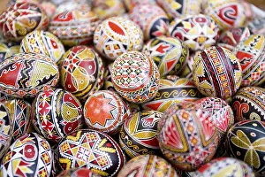 Decorative Easter Items Drucke: Painted eggs