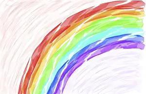 White Background Artwork Drucke: Painting