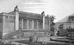 Schloss von Dareios in Persepolis