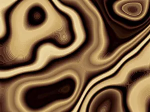 Abstract Fractal Background Drucke: Pale fractal background - abstract computer-generated image