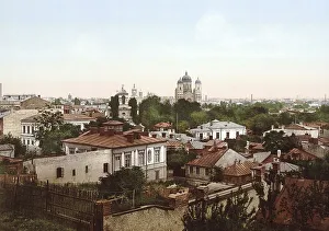 Blick über Bukarest in Rumänien