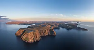 Nordic Nature Landscapes Drucke: Panorama of the cliffs of the North Cape