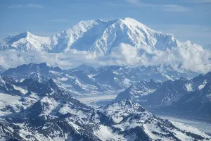 Panorama Of High Mountains Drucke: Panorama, clouds over high mountains