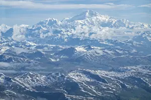 Panorama Of High Mountains Drucke: Panorama, clouds over high mountains