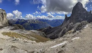 High Mountain Range Italy Drucke: Panorama in the high mountains