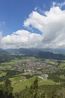 Deserted Village In The Alps Drucke: Panorama from Schattenberg, 1692m