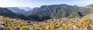 Atmospheric Light In Nature Drucke: Panorama, view of the Blyde River gorge