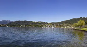 Austrian Landscape Photography Drucke: Panoramic view of Altmunster