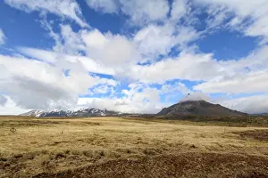 Icelandic National Parks Drucke: Panoramic view of mountainous Hellnar