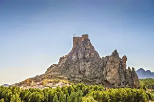 European Panoramic Views Drucke: Panoramic view to the mountains in motion, Spain