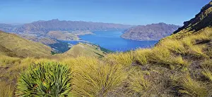 The Remarkables Mountain Range Drucke: Panoramic view from summit of Ben Lomond