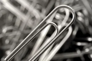 Business Office Supplies Drucke: Paper clips