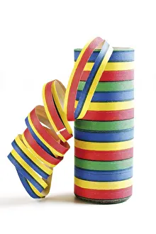 Colorful Paper Streamers Drucke: Paper streamers