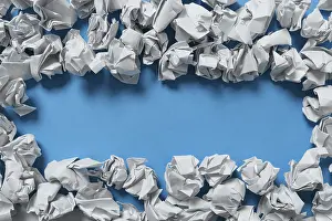 No People In The Office Drucke: Paper Wraps Placed Around Important Information