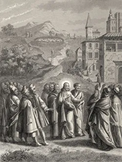 Christian Scripture Images Drucke: The Parable of the Lost Sheep, New Testament
