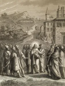 Digitally Restored Engravings Drucke: The Parable of the Lost Sheep, New Testament