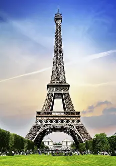 Parisian Historical Landmarks Drucke: Paris Tower