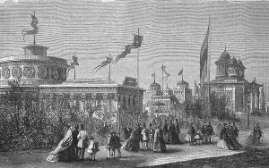 Exposition Universelle History Drucke: The third Paris World's Fair