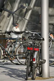 Local Transport System Drucke: Parked bicycles