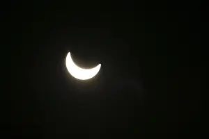 Lake Constance Region Image Drucke: Partial eclipse, 20.3.2015, Central Europe