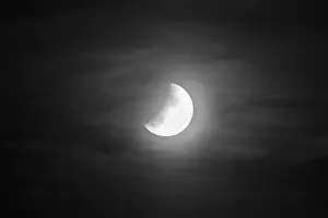 Southern Germany Astronomy Drucke: Partial lunar eclipse on 16.07