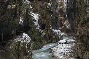 Southern Germany Landmark Drucke: Partnach Gorge