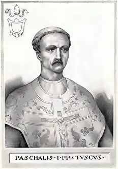 Roman Catholic Popes Drucke: Paschalis I (born Easter in Rome)