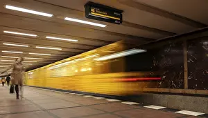 Local Transport System Drucke: Passengers on the Berlin Underground