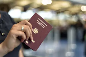 Airport Security Drucke: Passport control