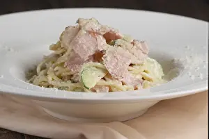 Healthy Pasta Meal Drucke: Pasta with ham and cheese