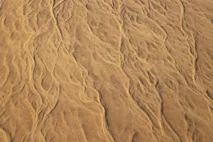 UNESCO World Heritage Namibia Drucke: Patterns in the sand of the Namib Desert. Namibia