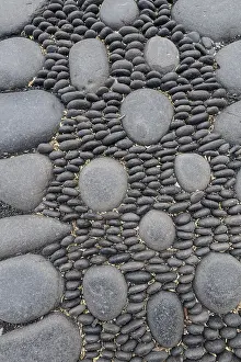 Canary Islands Street Scene Drucke: Pavement pattern of a pavement