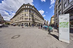 Urban Environment Drucke: Pedestrian zone, general architecture