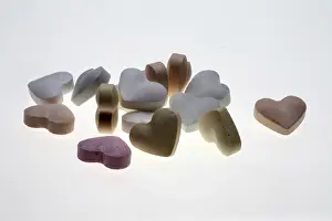Romantic Heart Shape Drucke: Peppermint hearts