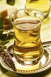 Medicinal Plant Images Drucke: Peppermint tea