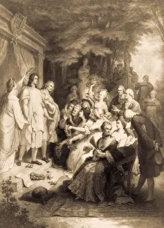 Epidemic Plague Europe Drucke: A performance of Iphigenia in Tauris at Weimar