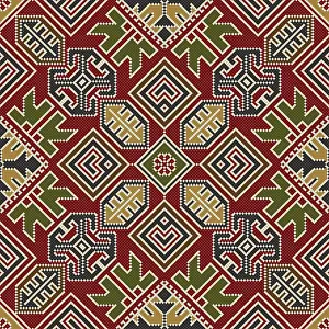 Vector Template Design Drucke: Persian seamless pattern, vector template design