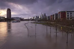 Frankfurt Flooding Drucke: After persistent rainfall