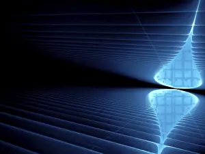 Fractal Geometry Design Drucke: Perspective background - abstract computer-generated image