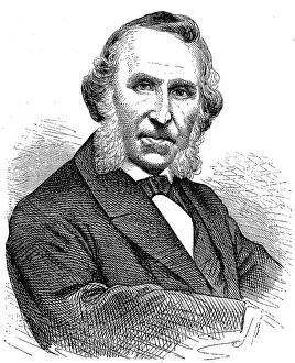 Black And White Woodcut Image Drucke: Philipp Eduard Devrient, 11 August 1801