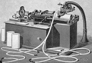 Thomas Edison Phonograph Drucke: Phonograph by Thomas Alva Edison