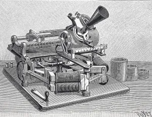 Thomas Edison Phonograph Drucke: The phonograph by Thomas Edison
