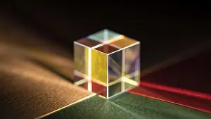 Geometric Shapes Drucke: Physics optics ray refraction cubic prism