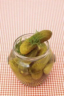 Studio Still Life Photos Drucke: Pickled gherkins