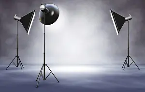 Deserted Studio Drucke: picture of a studio background