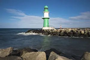 Leuchttürme Drucke: Der Pier in Warnemünde Der Pier in Warnemünde